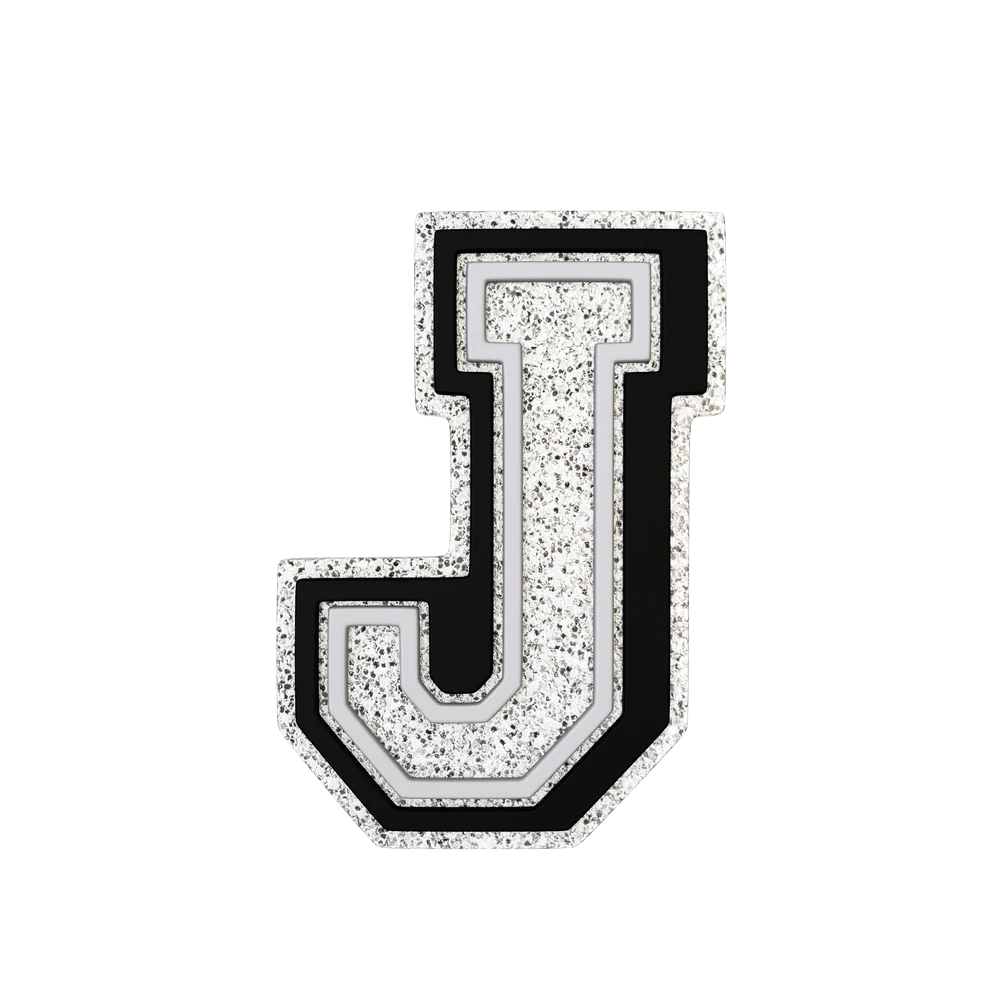 Budz | Silver Letter J