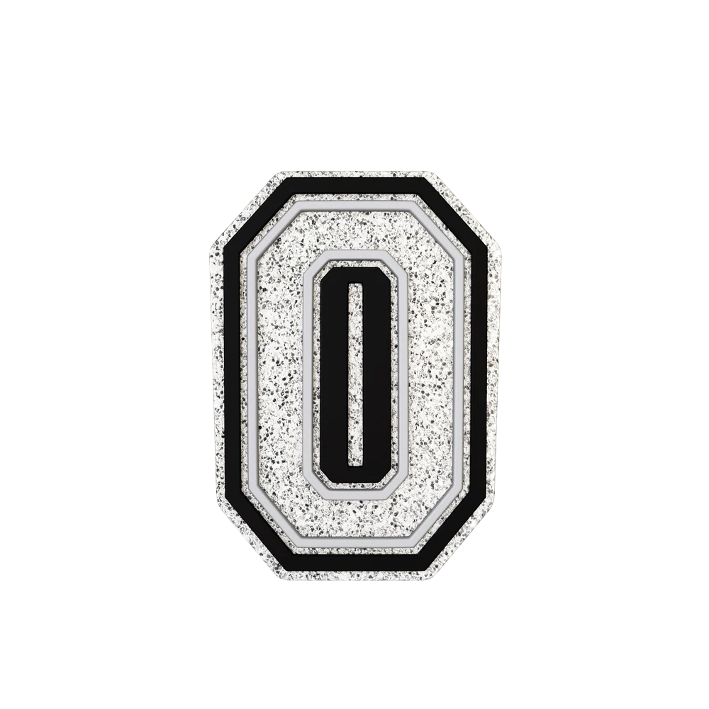 Budz | Silver Letter O