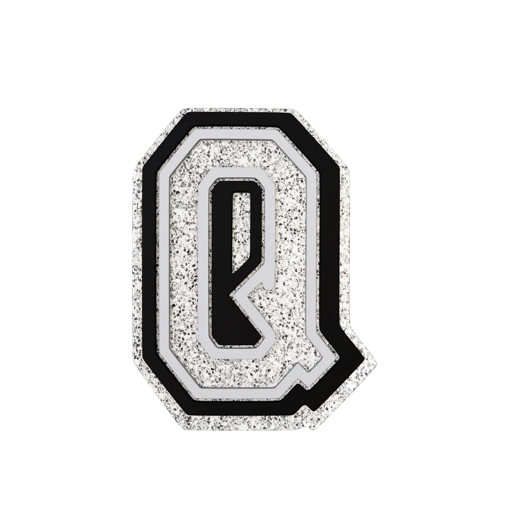 Budz | Silver Letter Q