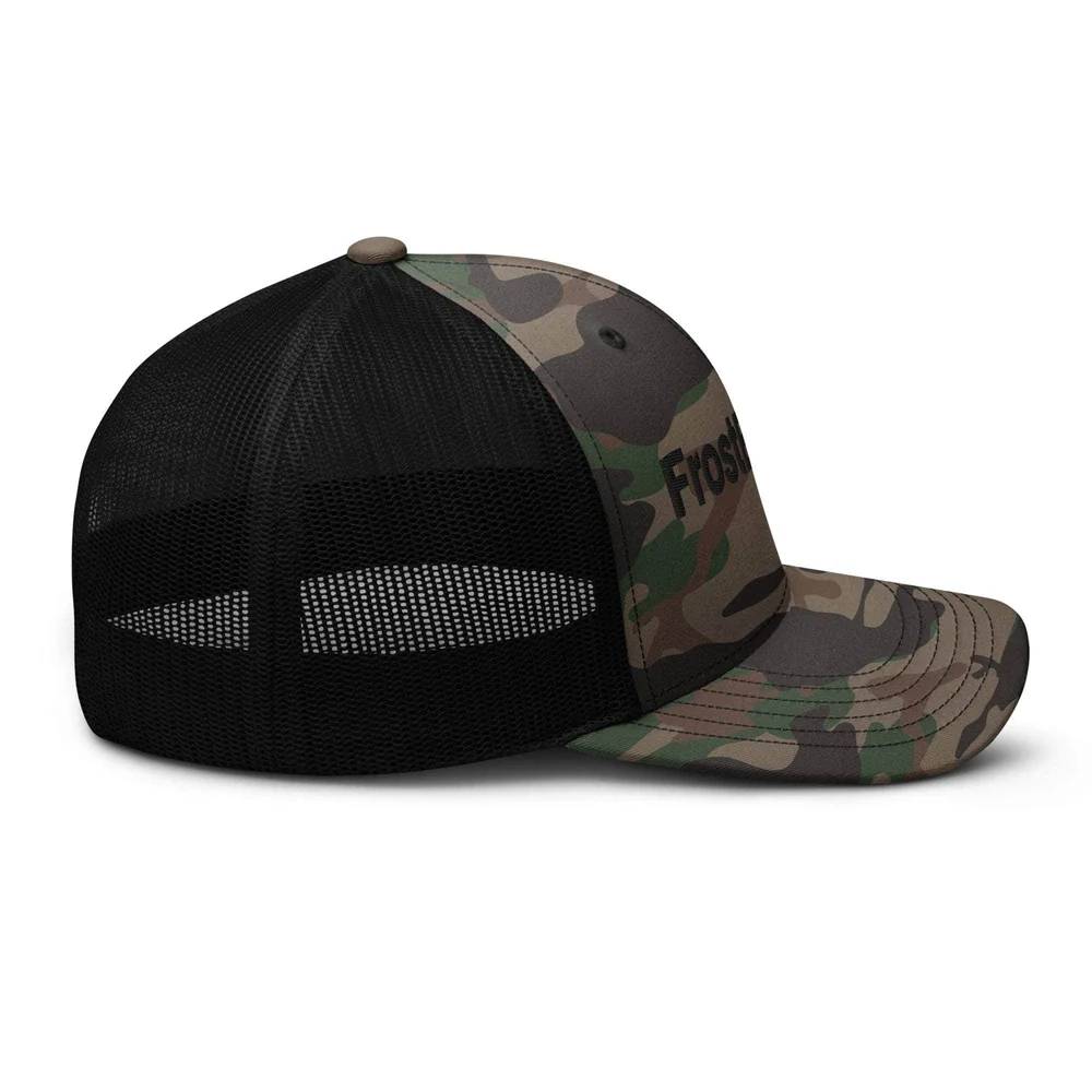 Logo Camouflage Trucker Hat - Image 6