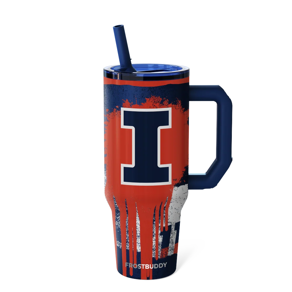 Thicc Buddy 40oz | Illinois Fighting Illini | Drip