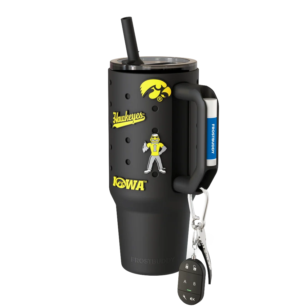 Thicc Buddy 40oz | Iowa Hawkeyes | Skin + Budz Bundle