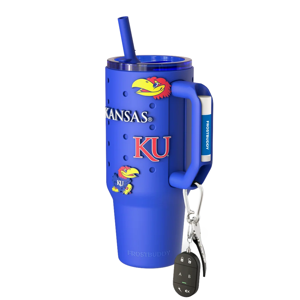 Thicc Buddy 40oz | Kansas Jayhawks | Skin + Budz Bundle