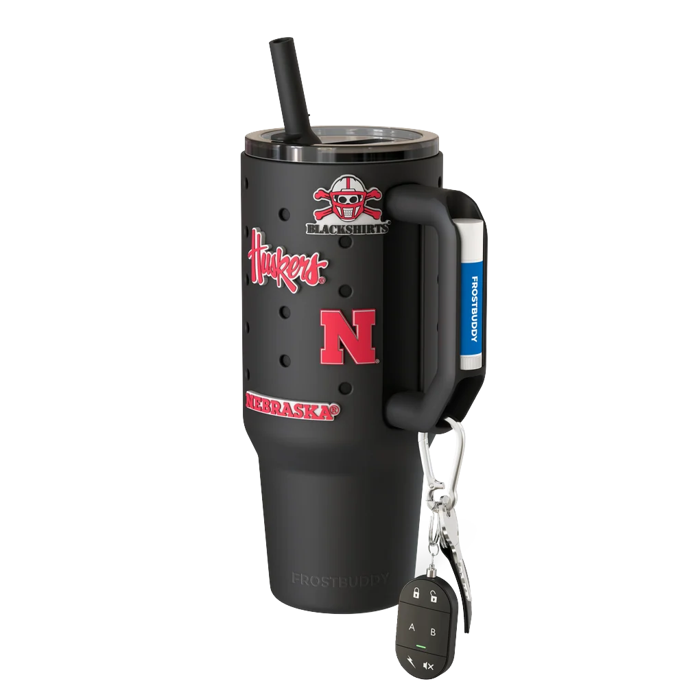 Thicc Buddy 40oz | Nebraska Cornhuskers | Skin + Budz Bundle
