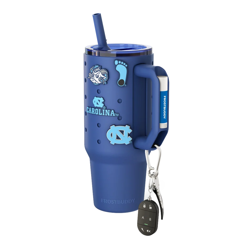 Thicc Buddy 40oz | UNC Tarheels | Skin + Budz Bundle