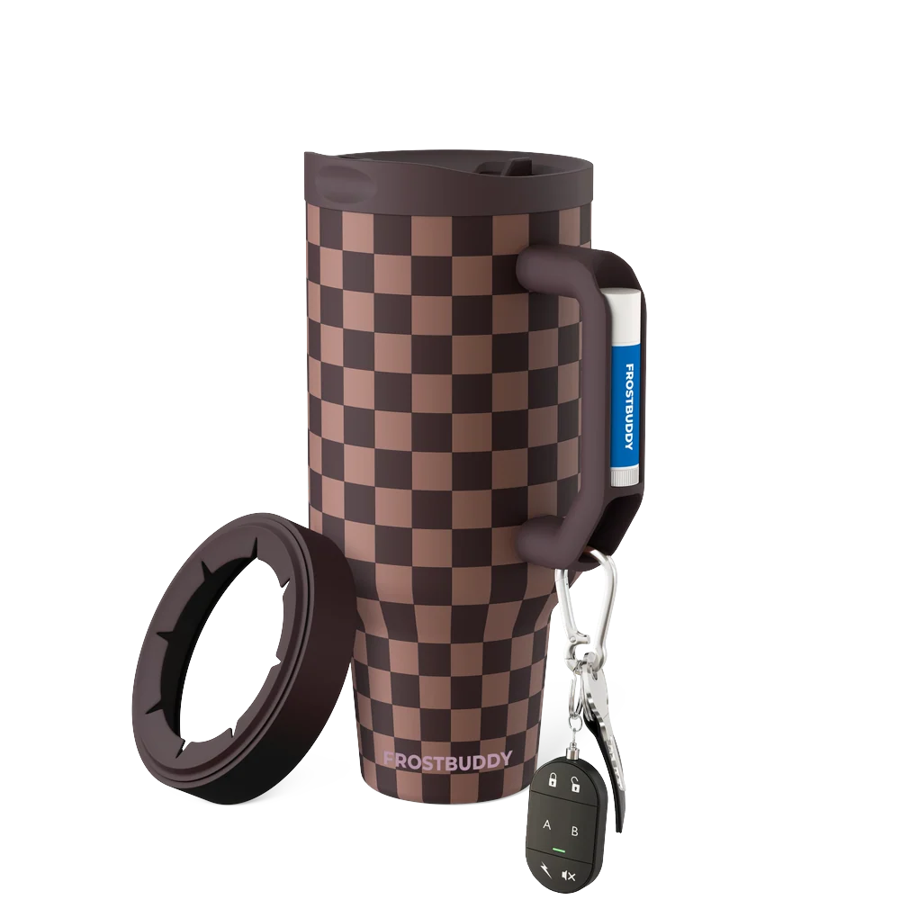 Thicc Buddy 50oz | Espresso Checkered