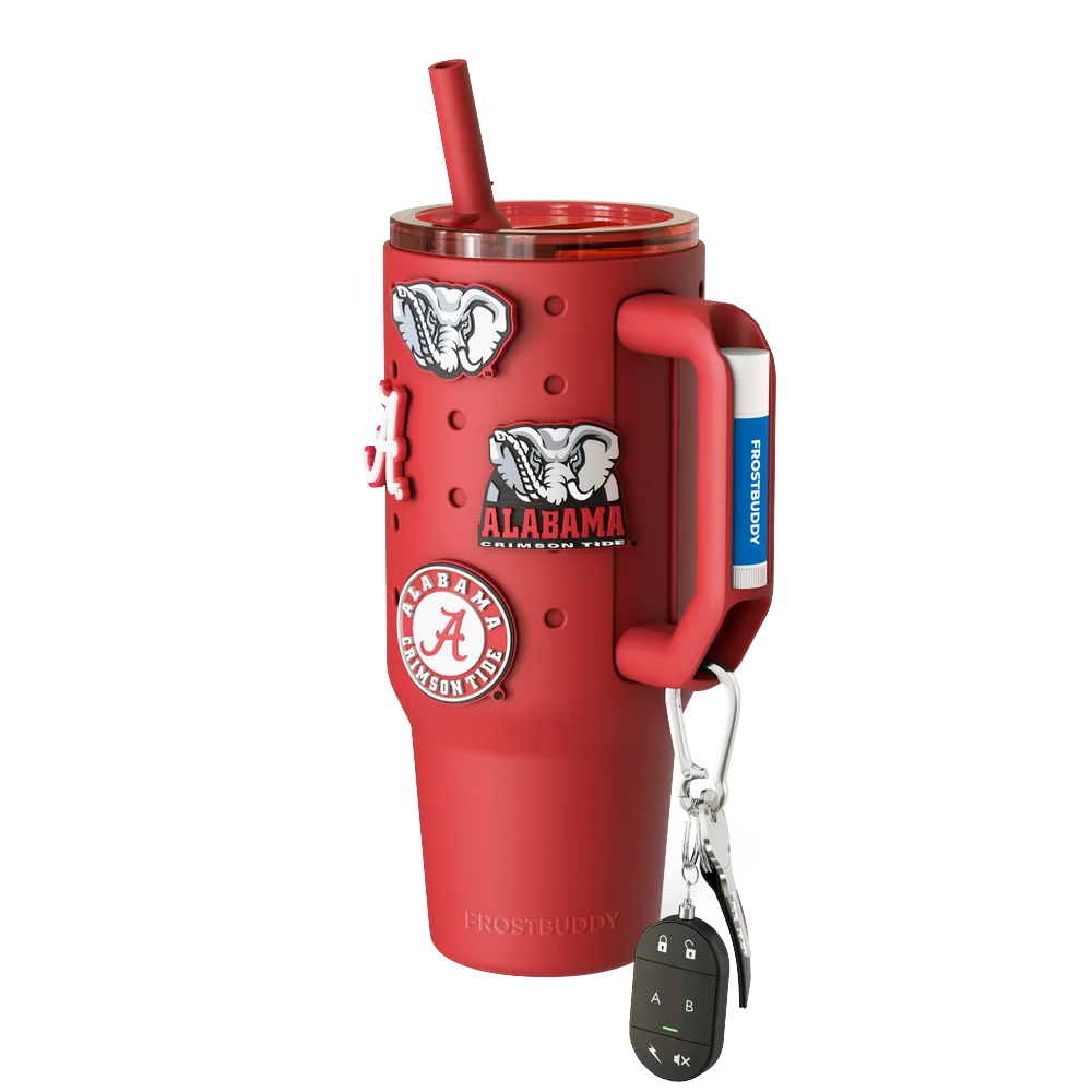 Thicc Buddy 40oz | Alabama Crimson Tide | Skin + Budz Bundle