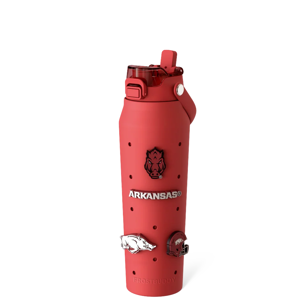 Bottle Buddy 32oz | Arkansas Razorbacks | Skin + Budz Bundle