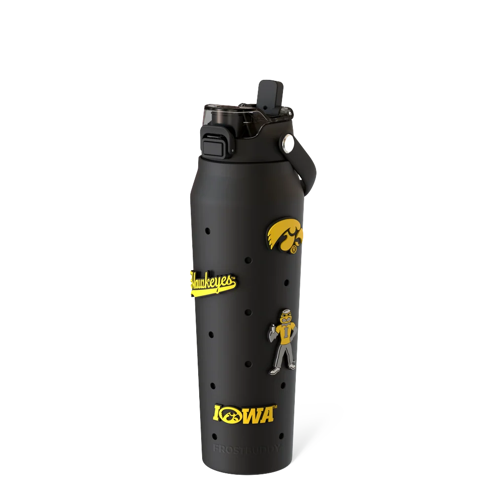 Bottle Buddy 32oz | Iowa Hawkeyes | Skin + Budz Bundle